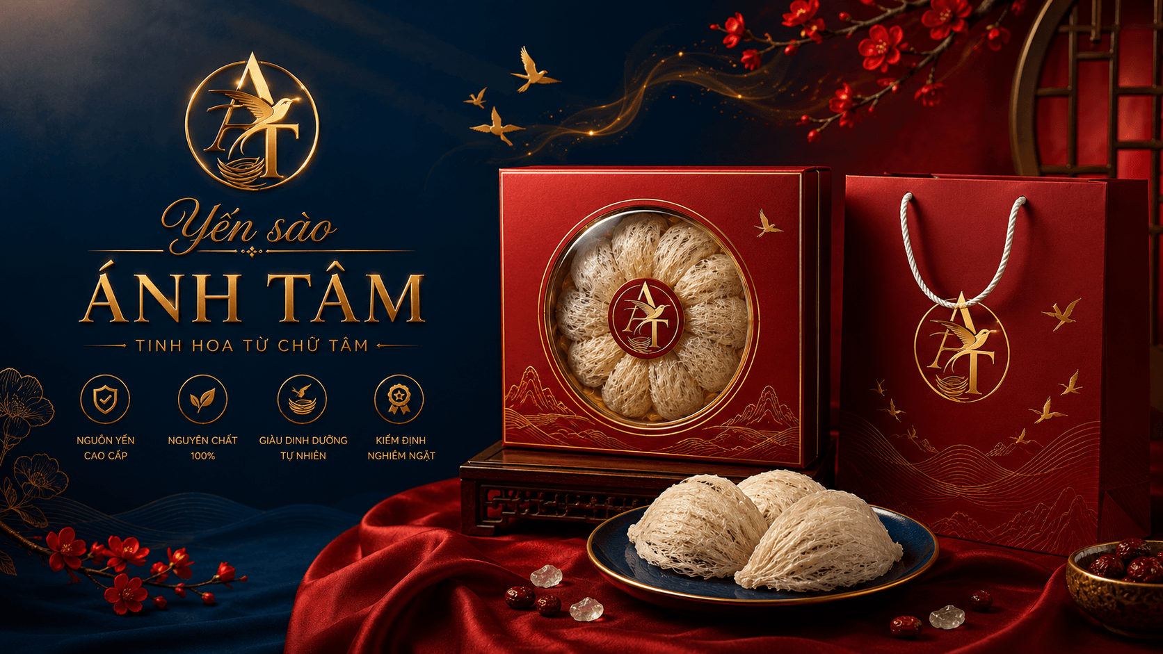 Banner yến sào Ánh Tâm