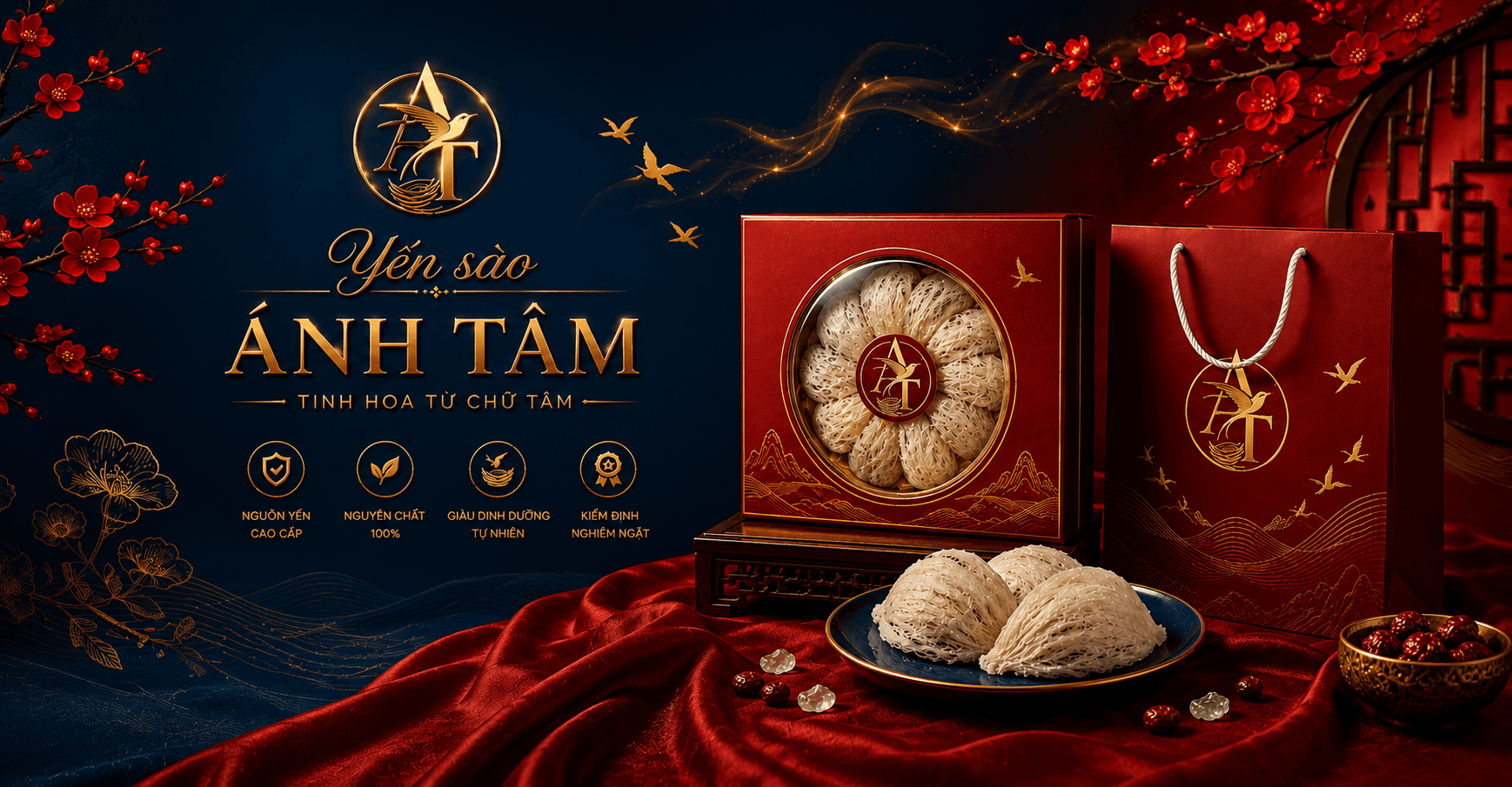 banner yến sào ánh tâm
