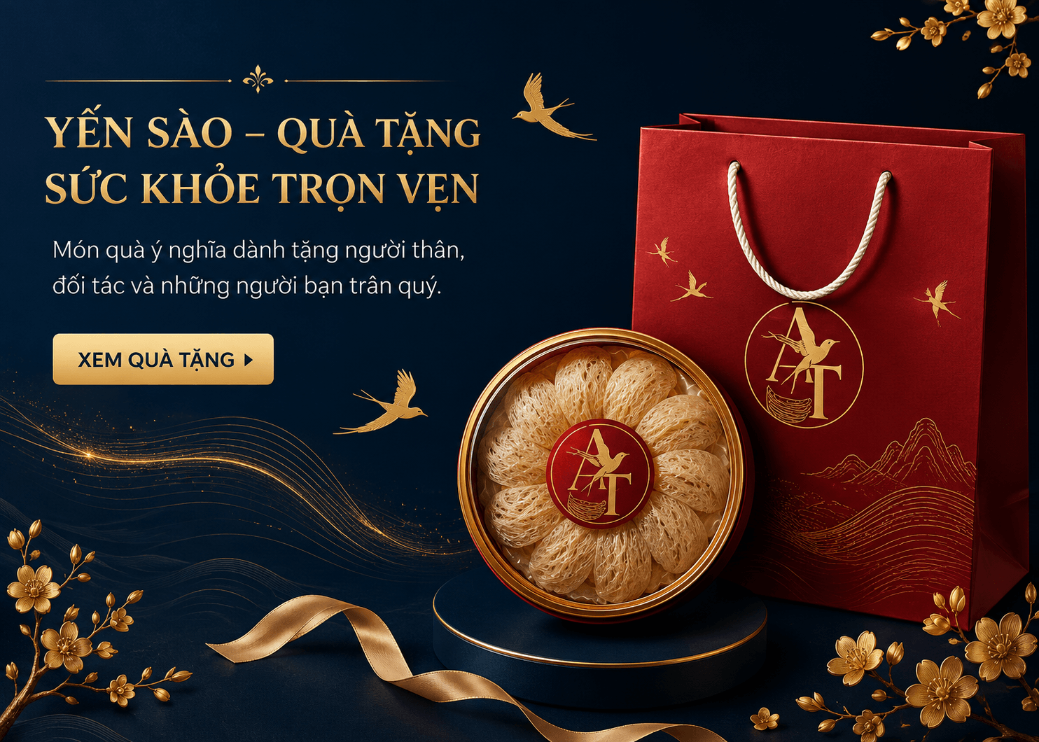 banner yến sào ánh tâm
