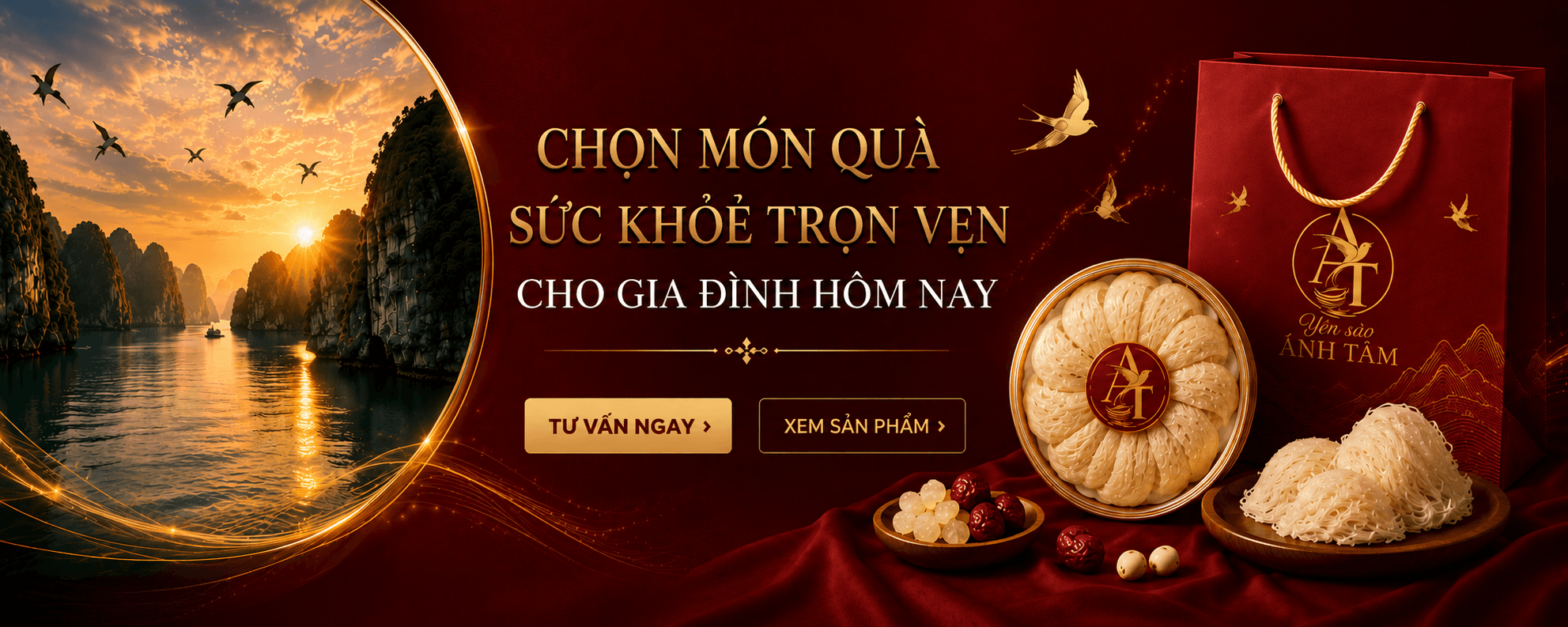 banner yến sào ánh tâm