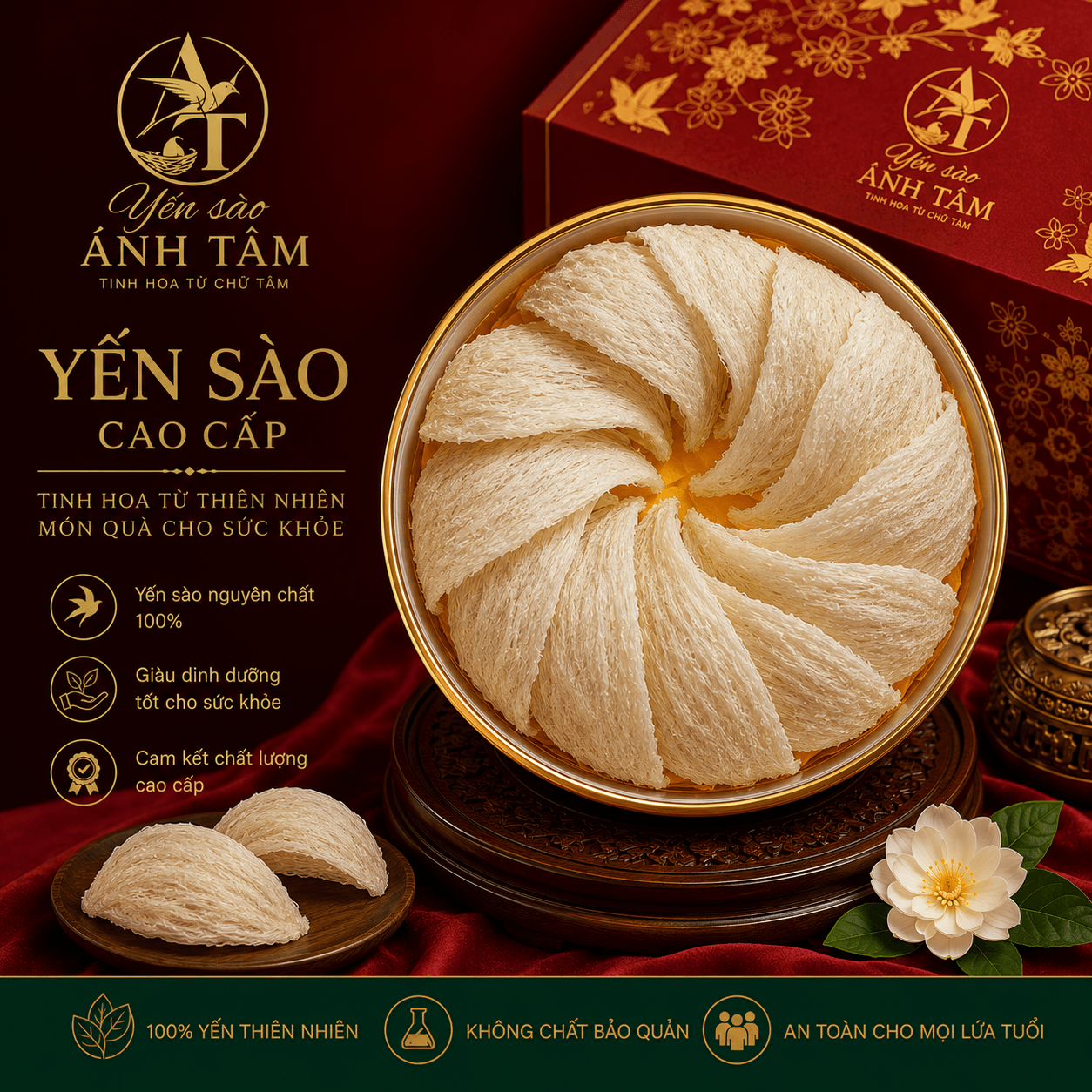 Yến Rút Lông Nguyên Tổ